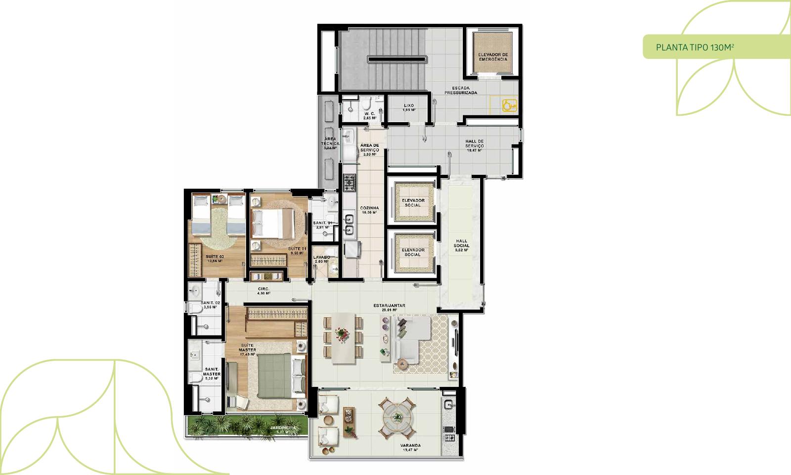 Image 33 from the Olhar Caminho das Árvores development brochure