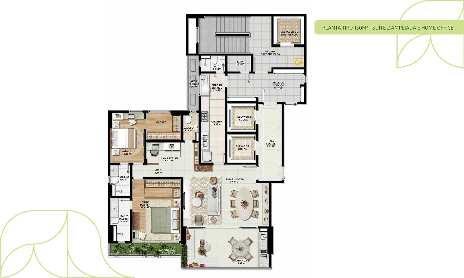 Image 34 from the Olhar Caminho das Árvores development brochure